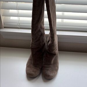 Lanvin Brown Suede Women's Boots